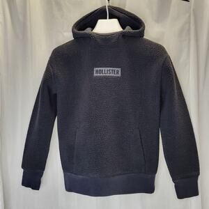 Hollister Mens Black Terry Hoodie, XS